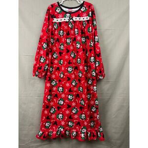 Disney Mickey Mouse Girls Christmas Nightgown, Size 8
